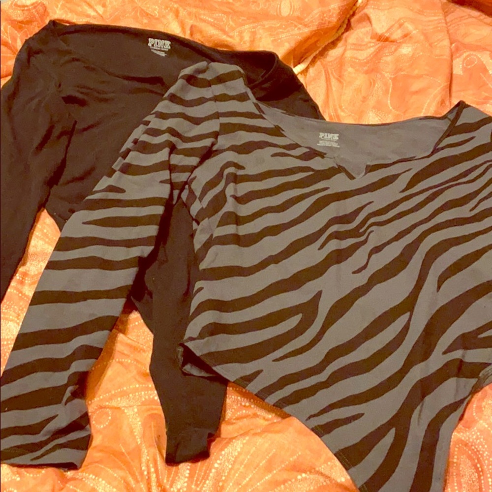 2 VS PINK Bodysuits